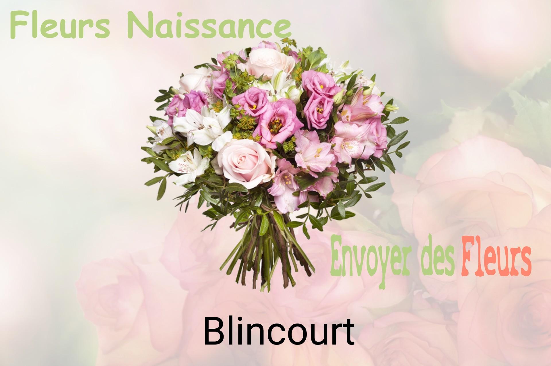 Bouquet de fleurs de naissance livré à Blincourt